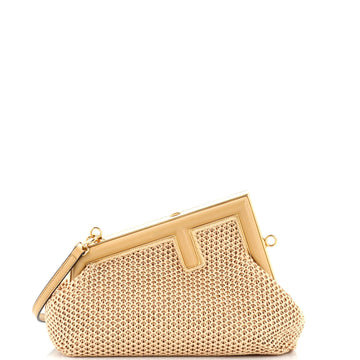 Fendi First Bag Raffia Small