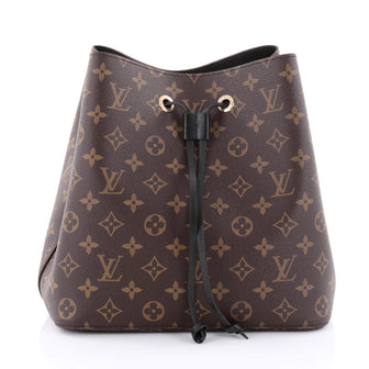 Louis Vuitton Neonoe Handbag Monogram Canvas Brown 2381101