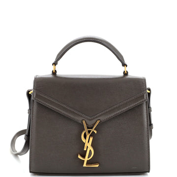 Saint Laurent Cassandra Top Handle Bag Leather Mini