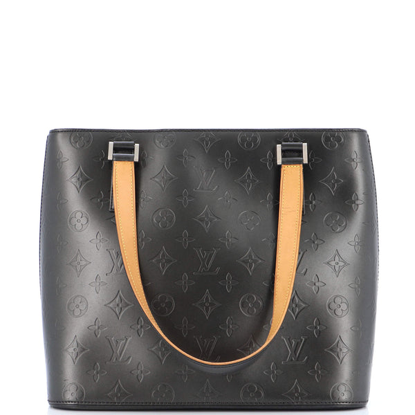 Louis Vuitton // Dark Grey Monogram Matte Vernis Stockton Bag – VSP  Consignment
