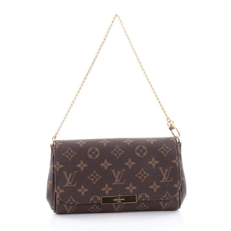 Louis Vuitton Favorite Handbag Monogram Canvas PM Brown 2381402