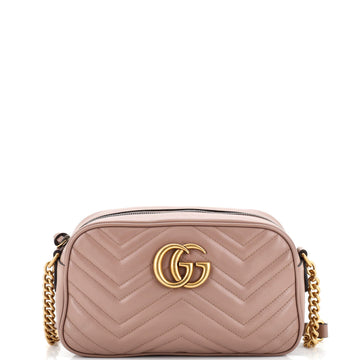 Gucci GG Marmont Shoulder Bag Matelasse Leather Small