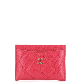 Chanel Classic Card Holder Quilted Caviar