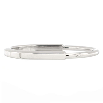Tiffany & Co. Lock Bangle Bracelet 18K White Gold
