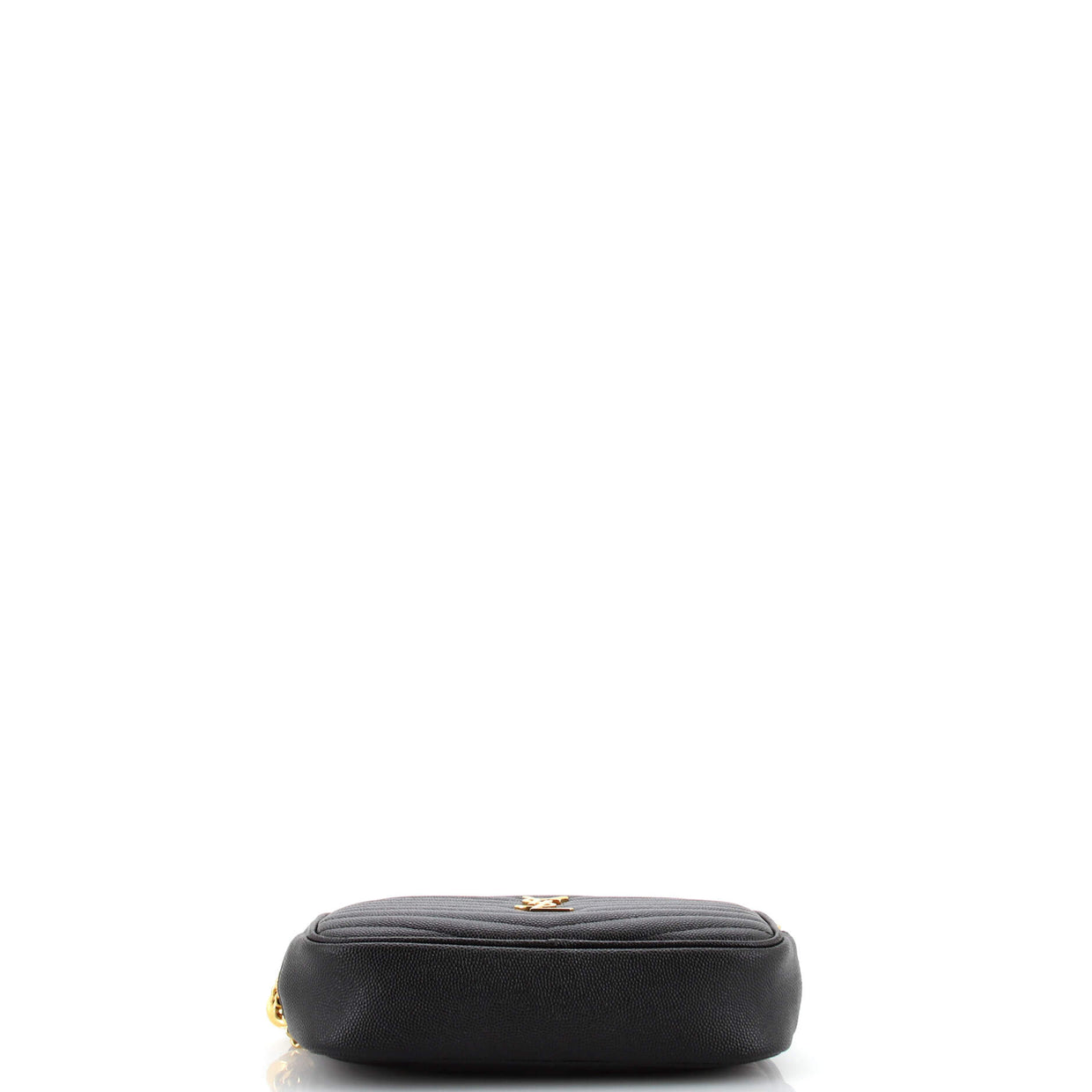 Saint Laurent Lou Camera Bag Matelasse Chevron Leather Mini Black 2382971