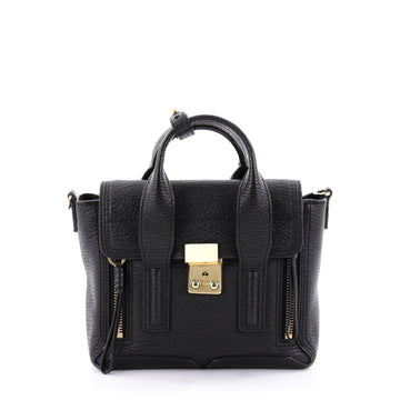 3.1 Phillip Lim Pashli Satchel Leather Mini Black 2383002