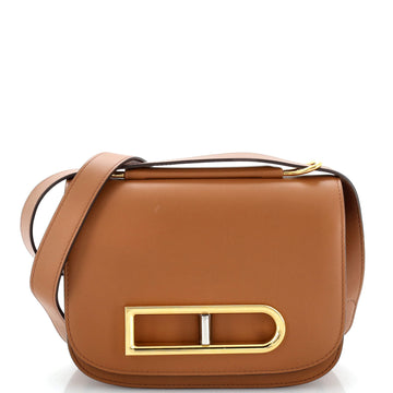 Delvaux Lingot Crossbody Bag Leather Small