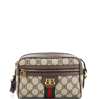 Balenciaga x Gucci The Hacker Project Camera Bag BB Coated Canvas Mini