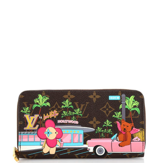 Louis Vuitton Zippy Wallet Limited Edition Vivienne Xmas Monogram Canvas