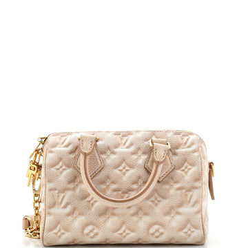 Louis Vuitton Speedy Bandouliere Bag Stardust Monogram Empreinte Leather 20