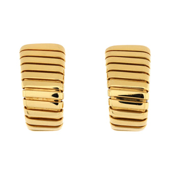 Bvlgari Tubogas Earrings 18K Yellow Gold