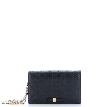 Gucci Signature Wallet on Chain Guccissima Leather