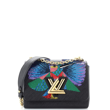 Louis Vuitton Twist Handbag Epi Leather with Sequins MM