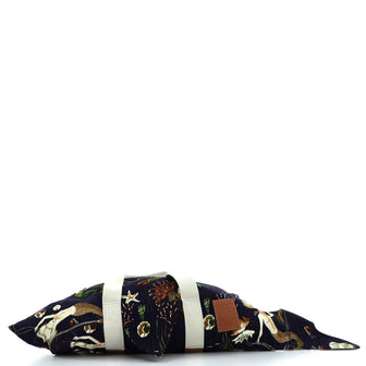 Loewe Paula's Ibiza Shark Duffle Bag Printed Canvas Large