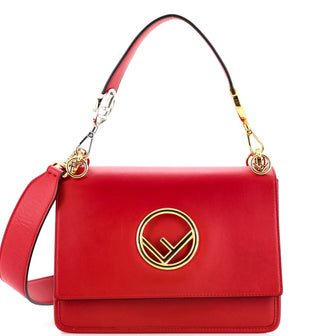 Fendi Kan I F Shoulder Bag Leather Medium