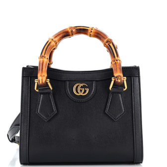 Gucci Diana NM Bamboo Handle Tote Leather Mini
