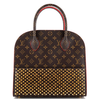 Louis Vuitton x Christian Louboutin Shopping Bag Calf Hair and Monogram Canvas