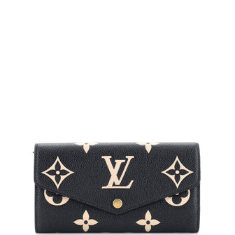 Louis Vuitton Sarah Wallet NM Bicolor Monogram Empreinte Giant