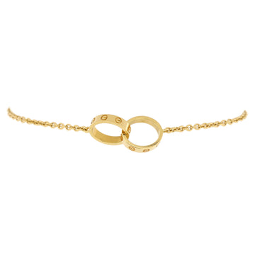 Cartier Love Interlocking Bracelet 18K Yellow Gold