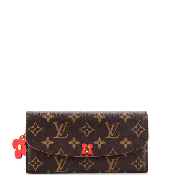 Louis Vuitton Emilie Wallet Limited Edition Blooming Flowers Monogram  Canvas Brown 2383112