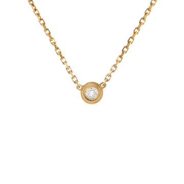 Cartier Cartier D'Amour Pendant Necklace 18K Yellow Gold and Diamond XS