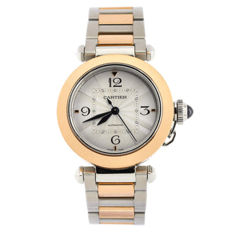 Cartier Pasha de Cartier Automatic Watch Stainless Steel and Rose Gold 35