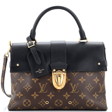 Louis Vuitton One Handle Flap Bag Monogram Canvas and Leather MM