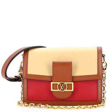 Louis Vuitton Dauphine Shoulder Bag Taurillon Leather MM
