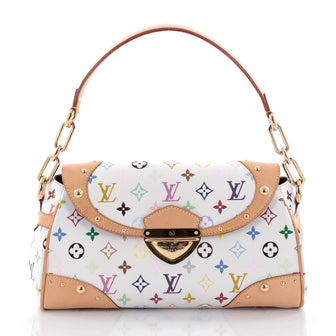 Louis Vuitton Beverly Handbag Monogram Multicolor MM White 2383702