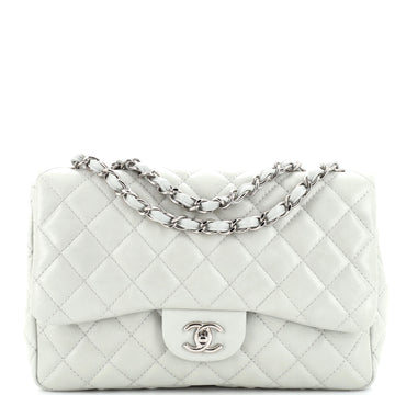 Chanel Classic Single Flap Bag Quilted Caviar Jumbo