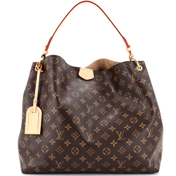 Louis Vuitton Graceful Handbag Monogram Canvas MM