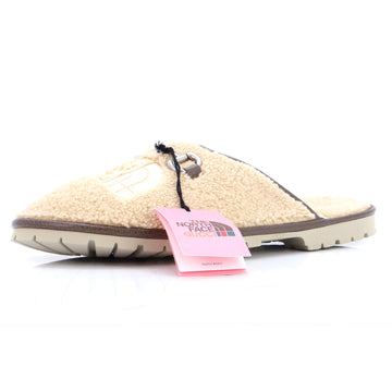 Gucci x The North Face Men's Horsebit Slipper Sandals Shearling