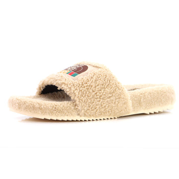 Gucci x The North Face Men's Slide Sandals Shearling