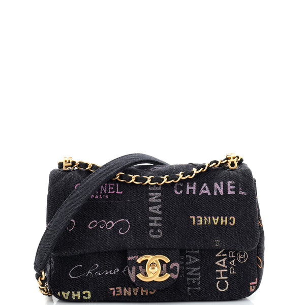 Chanel Seasonal Mood Flap Bag, Small, 22P Blue Denim, New in Box GA001