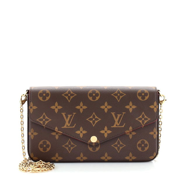 LOUIS VUITTON Monogram Canvas Felicie Pochette Bag