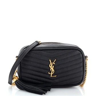 Saint Laurent Lou Camera Bag Matelasse Chevron Leather Mini