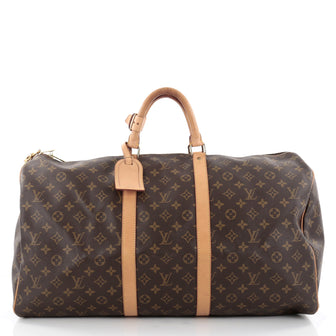 Louis Vuitton Keepall Bag Monogram Canvas 55 Brown 2385102
