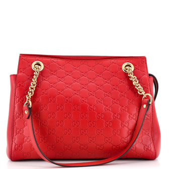 Gucci Soft Signature Shoulder Bag Guccissima Leather Medium