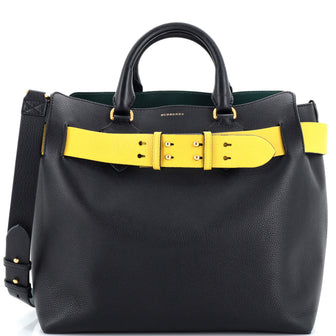 Burberry Belt Tote Leather Medium