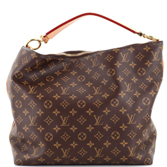 Louis Vuitton Sully Handbag Canvas Mm