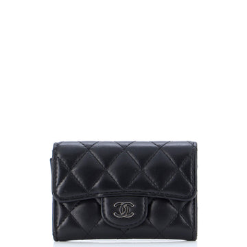 Chanel Classic Flap Card Case Quilted Lambskin