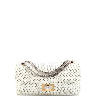 Chanel Drill Flap Bag Perforated Leather Small