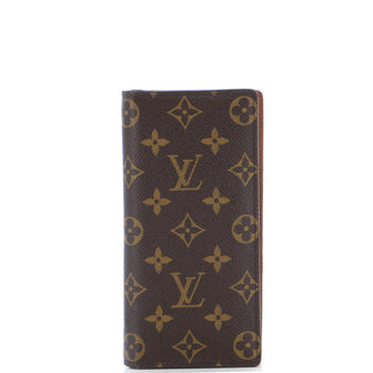 Louis Vuitton Brazza Wallet Monogram Canvas Brown