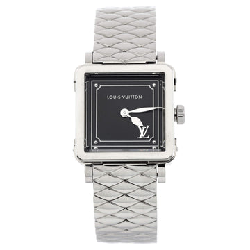 Louis Vuitton Emprise Malletage Quartz Watch Stainless Steel 23