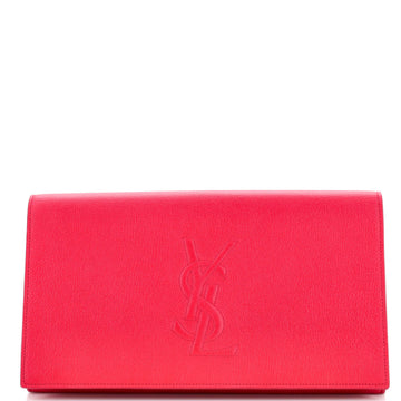 Saint Laurent Belle de Jour Clutch Leather Large