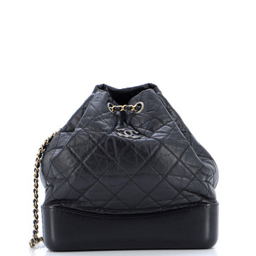 Chanel Gabrielle Backpack Quilted Calfskin Small