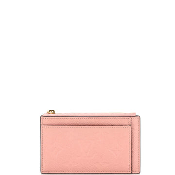 Louis Vuitton Zipped Card Holder NM Monogram Empreinte Leather
