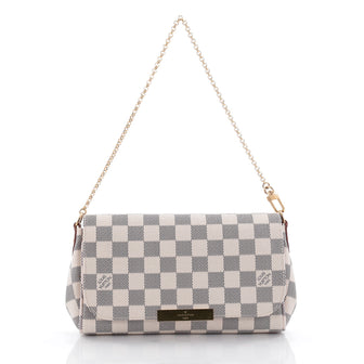 Louis Vuitton Favorite Handbag Damier PM White