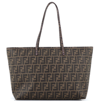 Fendi Roll Tote Zucca Coated Canvas Large