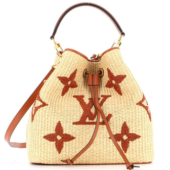 Louis Vuitton NeoNoe Handbag Monogram Giant Raffia MM